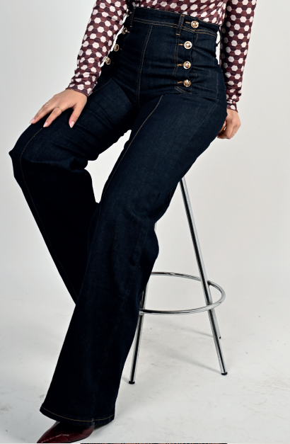 Calça Denim 100% Algodão